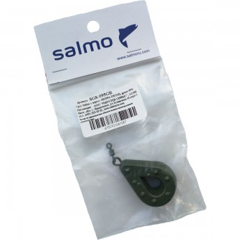 Груз SALMO с вертлюгой Grippa Swivel green 095г