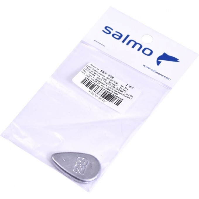 Груз SALMO Spoon скользящий 028г SSP-028 Груз SALMO Spoon скользящий 028г SSP-028