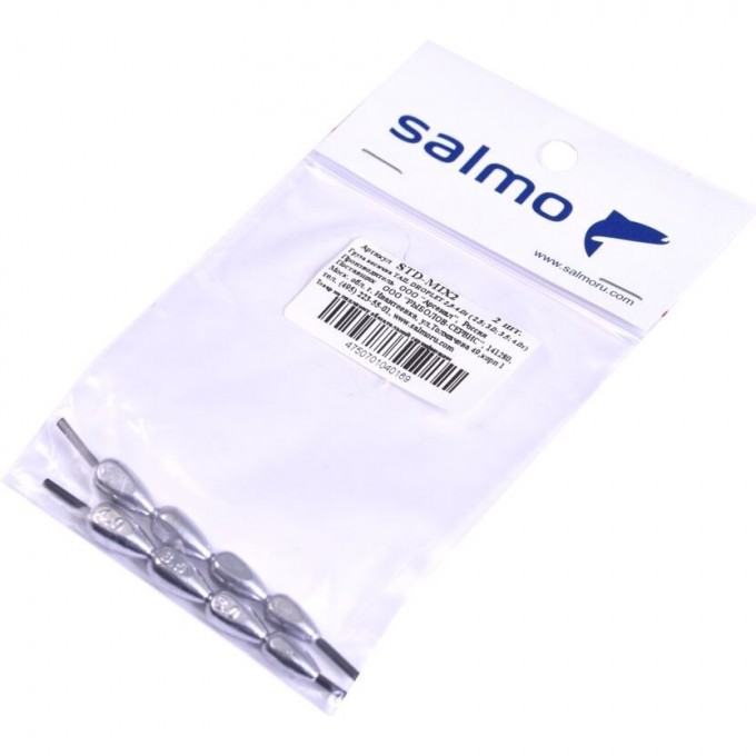 Груза косичка SALMO Tail Droplet MIX2 2.5-4.0г ( 2.5; 3.0; 3.5; 4.0г) STD-MIX2 Груза косичка SALMO Tail Droplet MIX2 2.5-4.0г ( 2.5; 3.0; 3.5; 4.0г) STD-MIX2