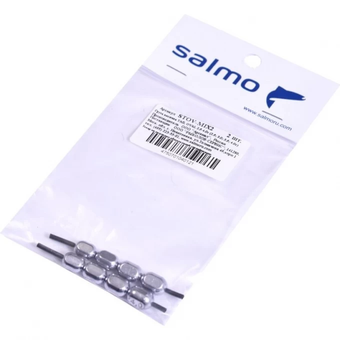 Груза косичка SALMO Tail Oval MIX2 2.5-4.0г (2.5; 3.0; 3.5; 4.0г) 2Шт STOV-MIX2 Груза косичка SALMO Tail Oval MIX2 2.5-4.0г (2.5; 3.0; 3.5; 4.0г) 2Шт STOV-MIX2