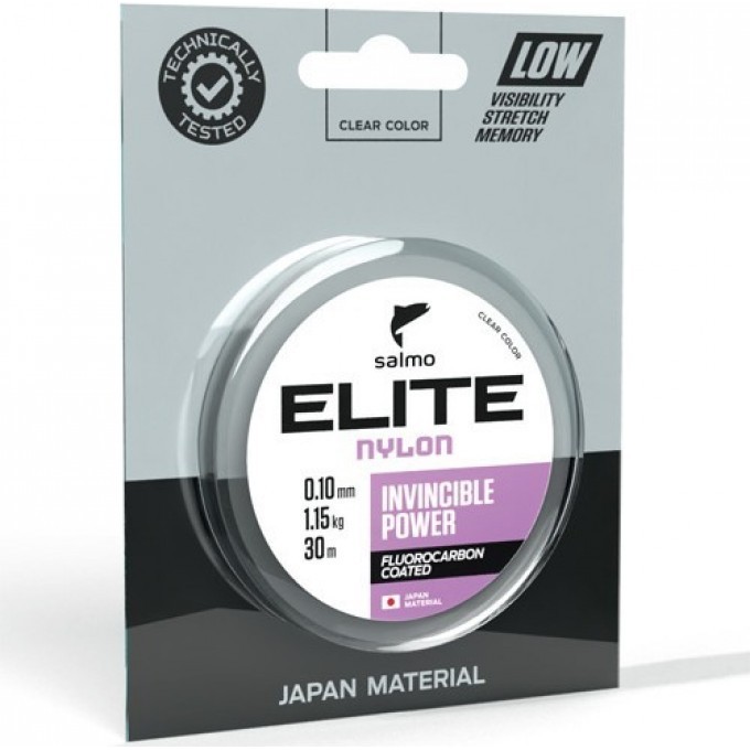 Леска монофильная SALMO Elite Fluoro Coated Nylon 030/015 4117-015 Леска монофильная SALMO Elite Fluoro Coated Nylon 030/015 4117-015