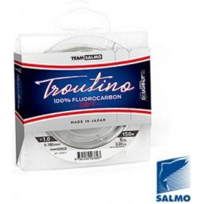 Леска монофильная Team SALMO Fluorocarbon Troutino Soft 150/021 TS5017-021 Леска монофильная Team SALMO Fluorocarbon Troutino Soft 150/021 TS5017-021