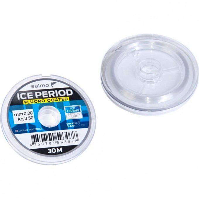 Леска монофильная зимняя SALMO Ice Period Fluoro Coated 030/020 4516-020 Леска монофильная зимняя SALMO Ice Period Fluoro Coated 030/020 4516-020