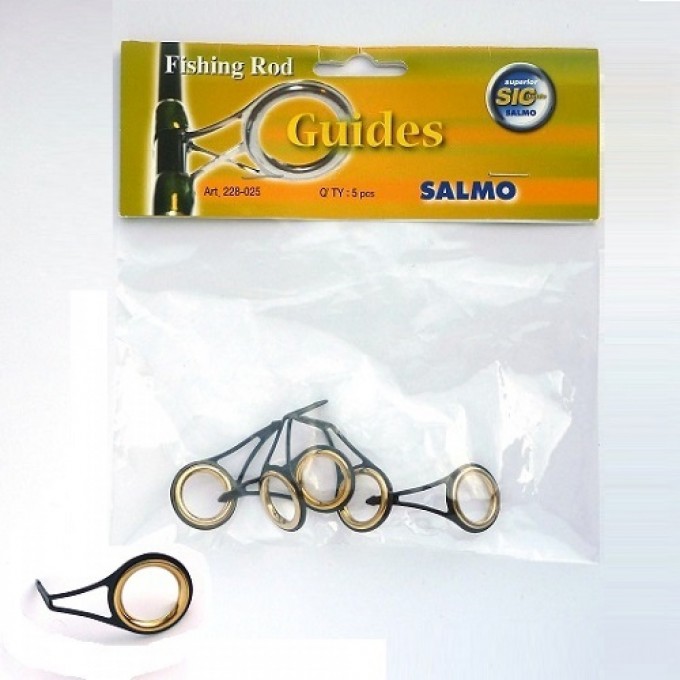 Кольца пропускные SALMO Sic Titanium размер 25 5шт. 228-025 Кольца пропускные SALMO Sic Titanium размер 25 5шт. 228-025
