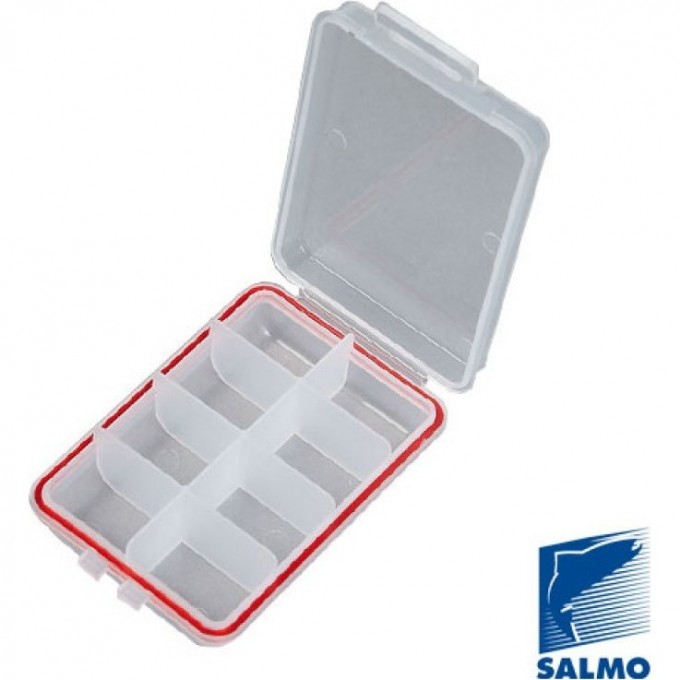 Коробка рыболовная водонепроницаемая SALMO Waterproof 105х70х25 8 Ячеек 1501-02 Коробка рыболовная водонепроницаемая SALMO Waterproof 105х70х25 8 Ячеек 1501-02