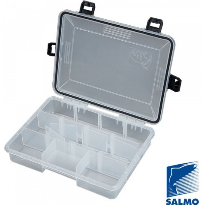 Коробка рыболовная водонепроницаемая SALMO Waterproof 280х180х52 1501-05 Коробка рыболовная водонепроницаемая SALMO Waterproof 280х180х52 1501-05