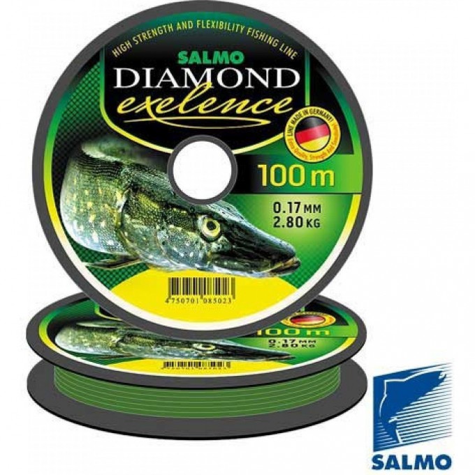 Леска монофильная SALMO Diamond Exelence 100/032 4027-032 Леска монофильная SALMO Diamond Exelence 100/032 4027-032