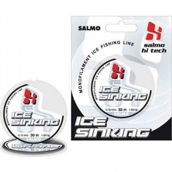 Леска монофильная зимняя SALMO Hi-Tech Ice Sinking 030/008 4505-008 Леска монофильная зимняя SALMO Hi-Tech Ice Sinking 030/008 4505-008