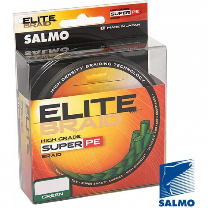 Леска плетёная SALMO Elite Braid Green 091/028 4815-028 Леска плетёная SALMO Elite Braid Green 091/028 4815-028