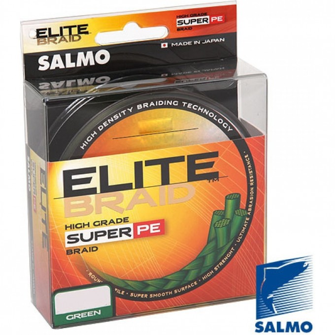 Леска плетёная SALMO Elite Braid Green 091/033 4815-033 Леска плетёная SALMO Elite Braid Green 091/033 4815-033