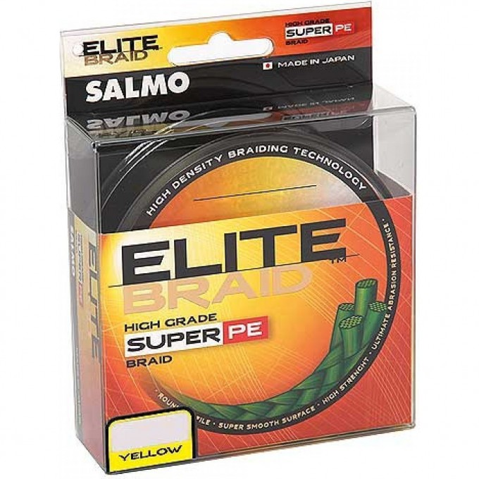 Леска плетёная SALMO Elite Braid Yellow 091/028 4819-028 Леска плетёная SALMO Elite Braid Yellow 091/028 4819-028